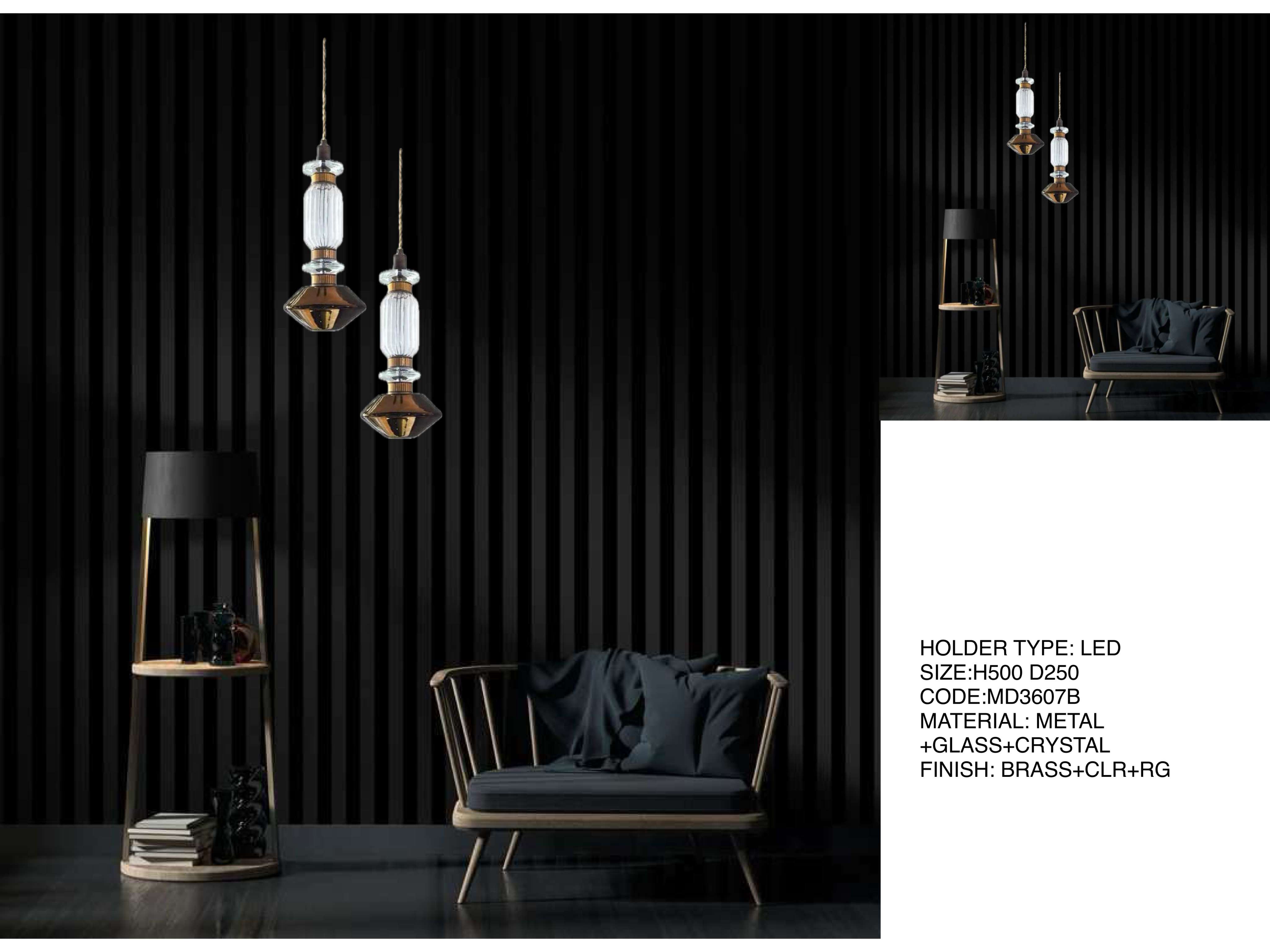 Beyond Lights - Glass Pendant Light- LCHL